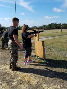 Day 1:  M16 Training, Handling, and Shooting (Mrs. Pursel)