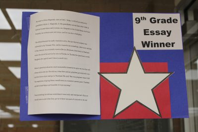 9th Grade Veterans Day Winning Essay by Amelia Magusiak