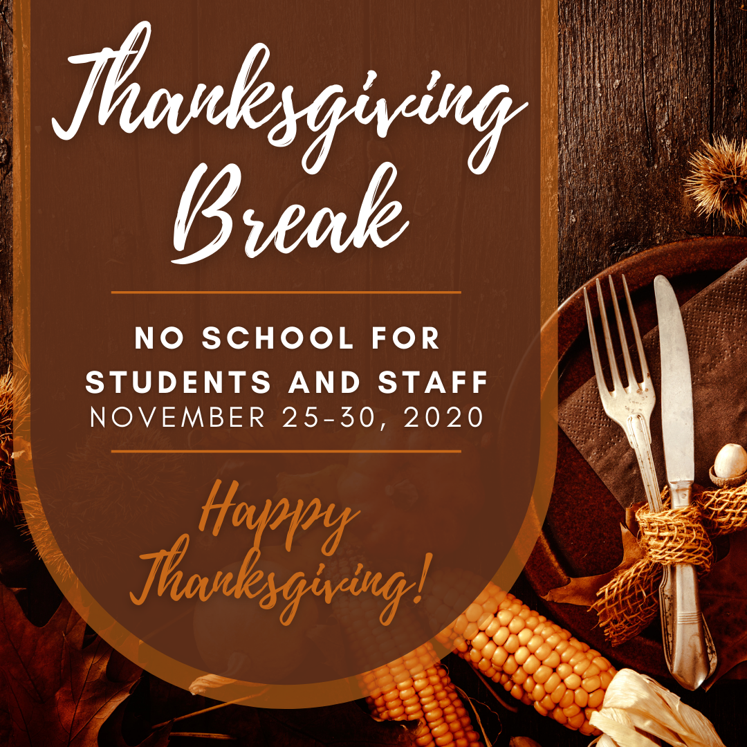 Thanksgiving Break and Return to School Neshannock Township School