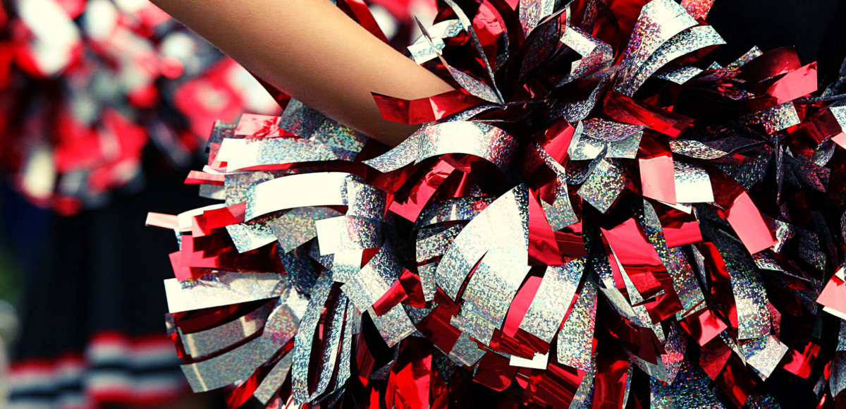 Red Cheer Poms – The Future Fan